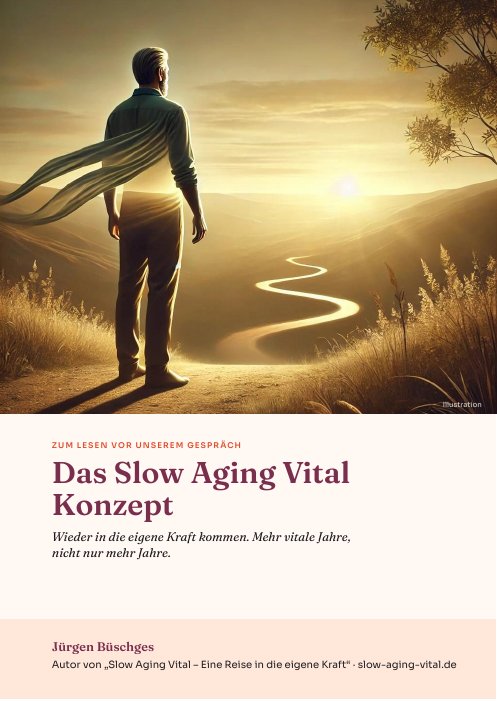 Titelseite: Das Slow Aging Vital Konzept